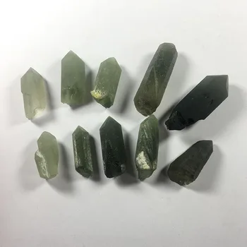 Natural rough rock raw dark green quartz healing crystal point wand for sale MJP
Natural rough rock raw dark green quartz healing crystal point wand for sale MJP