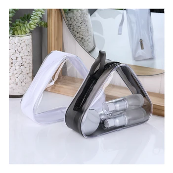 Cosmetic bag transparent PVC simple fashion portable waterproof zipper cosmetic bag travel makeup storage bag
Cosmetic bag transparent PVC simple fashion portable waterproof zipper cosmetic bag travel makeup storage bag