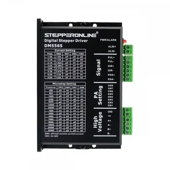 DM556S Digital Stepper Motor Driver 1.4~5.6A 20-50VDC for Nema 23, 24 Stepper Motor
DM556S Digital Stepper Motor Driver 1.4~5.6A 20-50VDC for Nema 23, 24 Stepper Motor