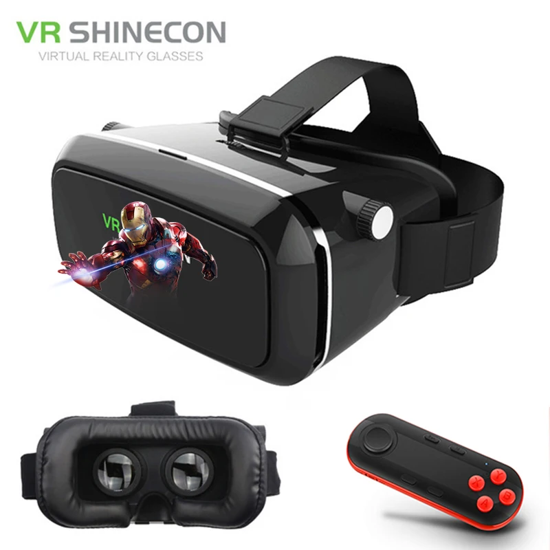 VR Shinecon очки Виртуальная реальность 3D картон коробка для 4 6 'мобильный смартфон|vr