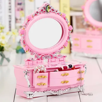 Creative Ballerina Girl Makeup Mirror Music Box Ornaments Wardrobe Cabinet Shape Jewelry Box Music Box Home Decor Birthday Gift
Creative Ballerina Girl Makeup Mirror Music Box Ornaments Wardrobe Cabinet Shape Jewelry Box Music Box Home Decor Birthday Gift