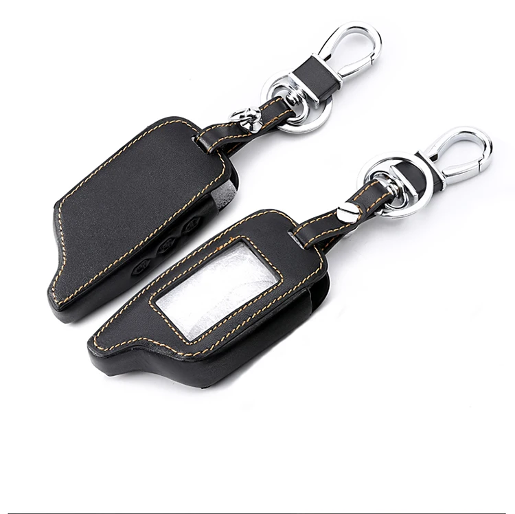 Remote 3 Buttons Leather Car-Styling Key Cover Case For Starline B9 B6 A91 A61 Twage Two Way Car Alarm System keychain
Remote 3 Buttons Leather Car-Styling Key Cover Case For Starline B9 B6 A91 A61 Twage Two Way Car Alarm System keychain