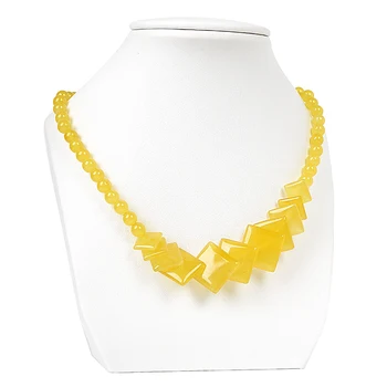 Pure Yellow Round Topaz Jasper 6-14mm Manual DIY Necklace jewelry accessories 18inch Making For Noble Ladies H88
Pure Yellow Round Topaz Jasper 6-14mm Manual DIY Necklace jewelry accessories 18inch Making For Noble Ladies H88