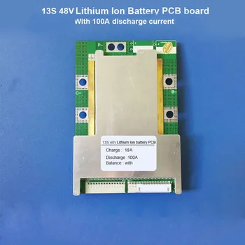 13S 48V & 54.6V Li-ion battery BMS and PCB board with 100A constant current for large power electric vehicle application
13S 48V & 54.6V Li-ion battery BMS and PCB board with 100A constant current for large power electric vehicle application
