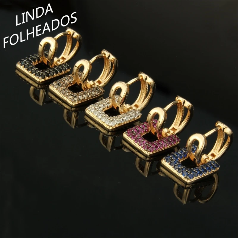 New Designed Hot Sale Gold/Silver Color Multi Colors AAA Cubic Zirconia Brincos Jewelry for Women Drop Earrings Gift Party
New Designed Hot Sale Gold/Silver Color Multi Colors AAA Cubic Zirconia Brincos Jewelry for Women Drop Earrings Gift Party
