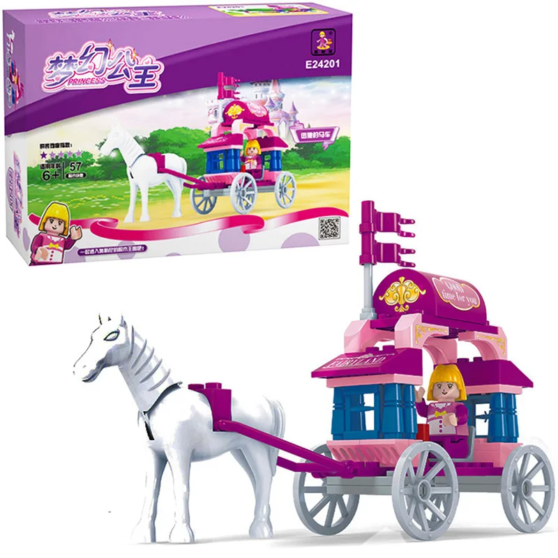 Dream Princess Series Blocks Group White Carriage And Prince Building Bricks Toys Compatible With Ninjagoed Figures Bricks
Dream Princess Series Blocks Group White Carriage And Prince Building Bricks Toys Compatible With Ninjagoed Figures Bricks