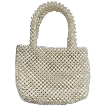 Women Vintage Imitation pearls Handbag Spring Trendy Retro Chic Top Handle Bag Female Small Size Beading Classical Elegant Tot
Women Vintage Imitation pearls Handbag Spring Trendy Retro Chic Top Handle Bag Female Small Size Beading Classical Elegant Tot