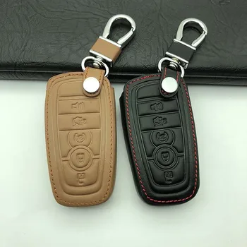 2017 Latest Genuine Leather Key Chain Ring Case Cover Holder fob shell For ford Explorer Taurus Escape Mustang Flex 5 buttons
2017 Latest Genuine Leather Key Chain Ring Case Cover Holder fob shell For ford Explorer Taurus Escape Mustang Flex 5 buttons