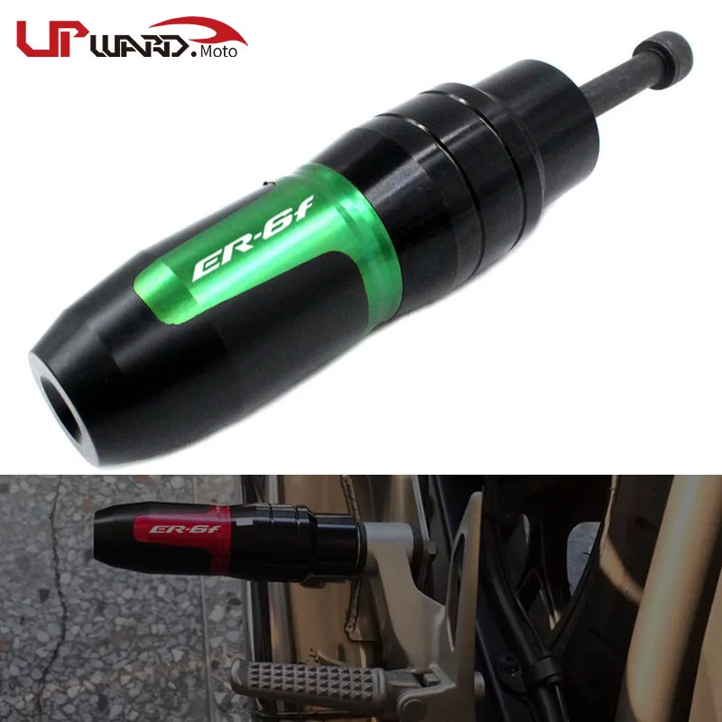 For KAWASAKI NINJA ER-6F ER6F ER 6F Motorcycle CNC Frame Crash Pads Exhaust Sliders Crash Protector With logo
For KAWASAKI NINJA ER-6F ER6F ER 6F Motorcycle CNC Frame Crash Pads Exhaust Sliders Crash Protector With logo