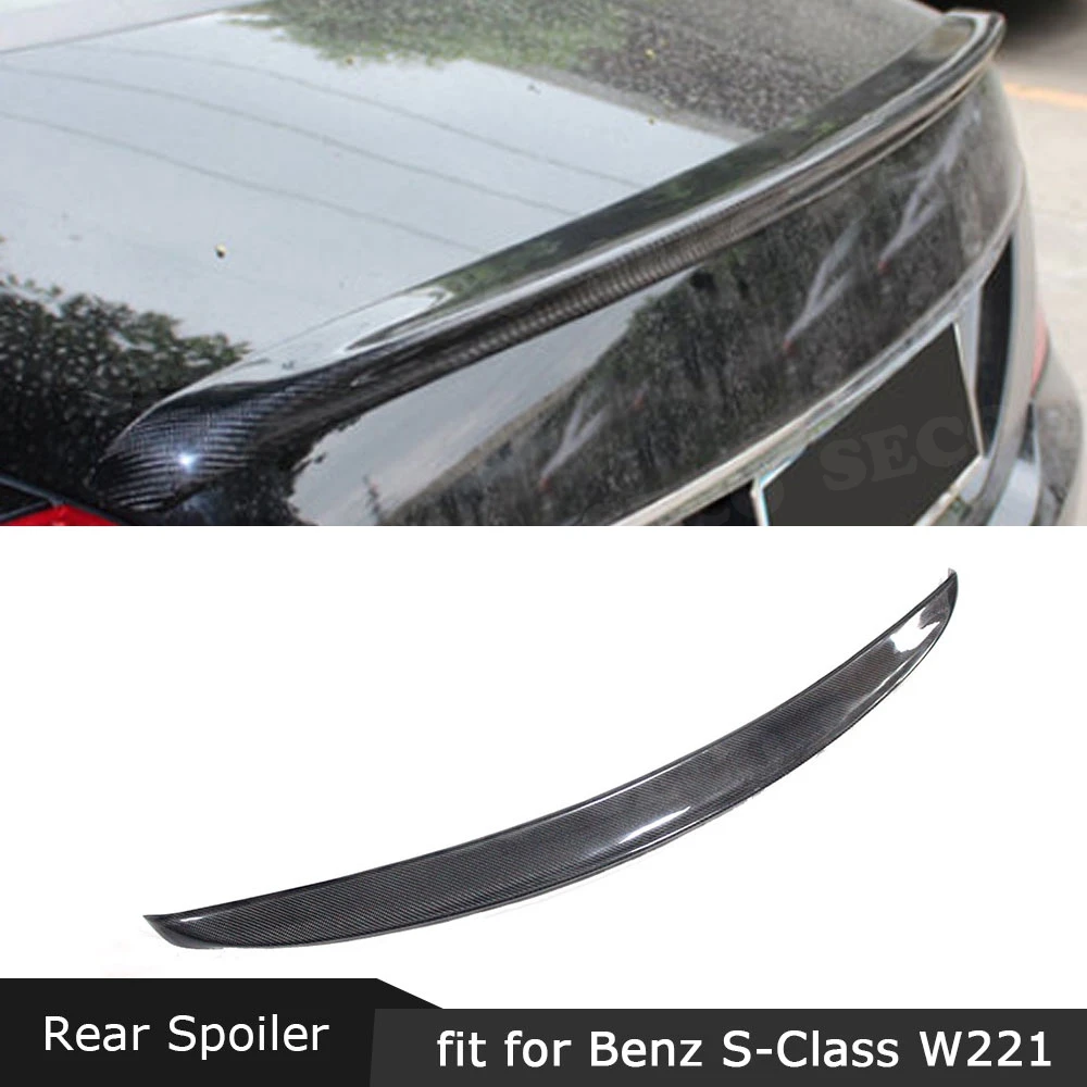 For W221 Carbon Fiber Rear Spoiler for Mercedes Benz S Class W221 4 Door S400 S500 S600 S63 AMG 2005-2013 Boot Trunk wings
For W221 Carbon Fiber Rear Spoiler for Mercedes Benz S Class W221 4 Door S400 S500 S600 S63 AMG 2005-2013 Boot Trunk wings