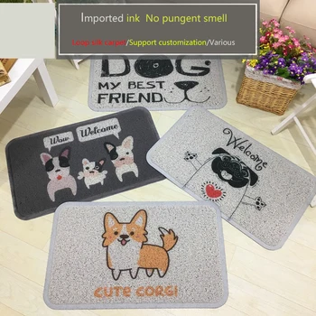PVC Silk Loop Dust-proof Printed Doormat Cute Dogs Outdoor Rug Door Mats Shoes Scraper for Bathroom Thickening Elastic Area Rugs
PVC Silk Loop Dust-proof Printed Doormat Cute Dogs Outdoor Rug Door Mats Shoes Scraper for Bathroom Thickening Elastic Area Rugs