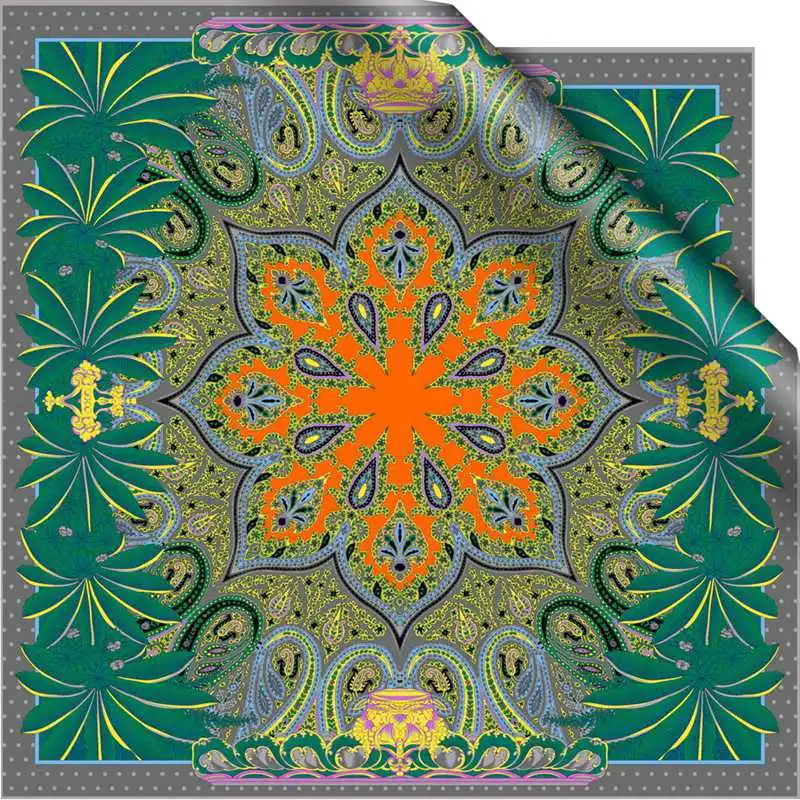 2018 Spring Large Square Silk Scarf Shawl 100% Soft Satin Silk Scarfs Wraps High Style Women Gifts 88x88cm 
2018 Spring Large Square Silk Scarf Shawl 100% Soft Satin Silk Scarfs Wraps High Style Women Gifts 88x88cm