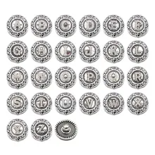 26 English letter 002 Crystal 3D 18mm Metal Snap Button For Bracelet Necklace Interchangeable Jewelry Women Accessorie Findings
26 English letter 002 Crystal 3D 18mm Metal Snap Button For Bracelet Necklace Interchangeable Jewelry Women Accessorie Findings