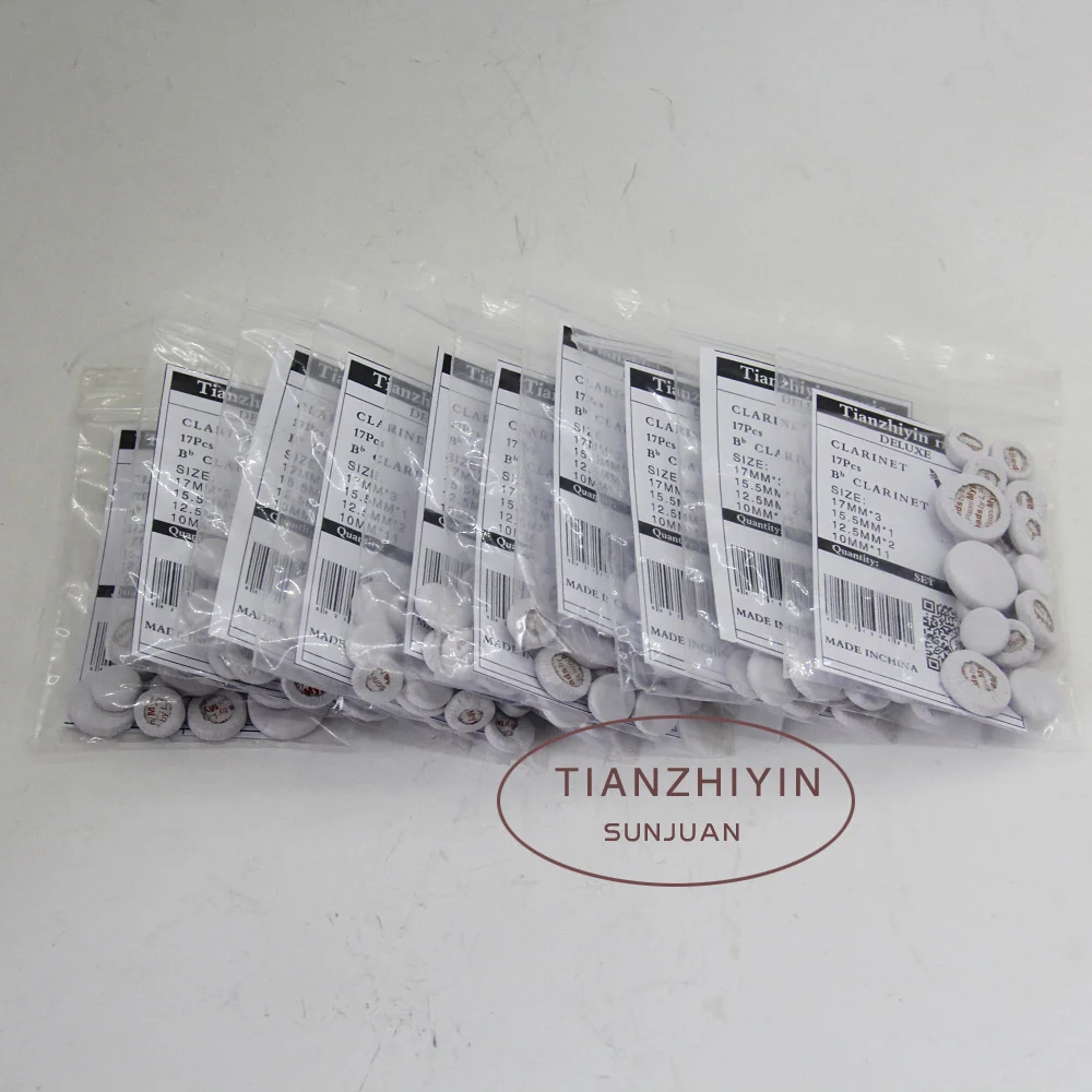 10 set New clarinet pads leather great material color White sheepskin Clarinet Leather pads great material Various size
10 set New clarinet pads leather great material color White sheepskin Clarinet Leather pads great material Various size