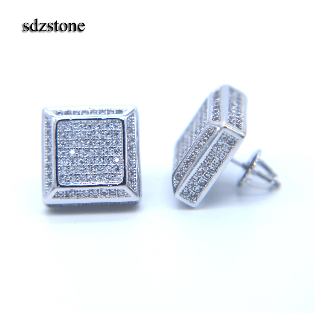 Big Size Full Bling AAA cubic zirconia silver gold color 925 silver screwback punk hip hop micro pave cube bling earring
Big Size Full Bling AAA cubic zirconia silver gold color 925 silver screwback punk hip hop micro pave cube bling earring
