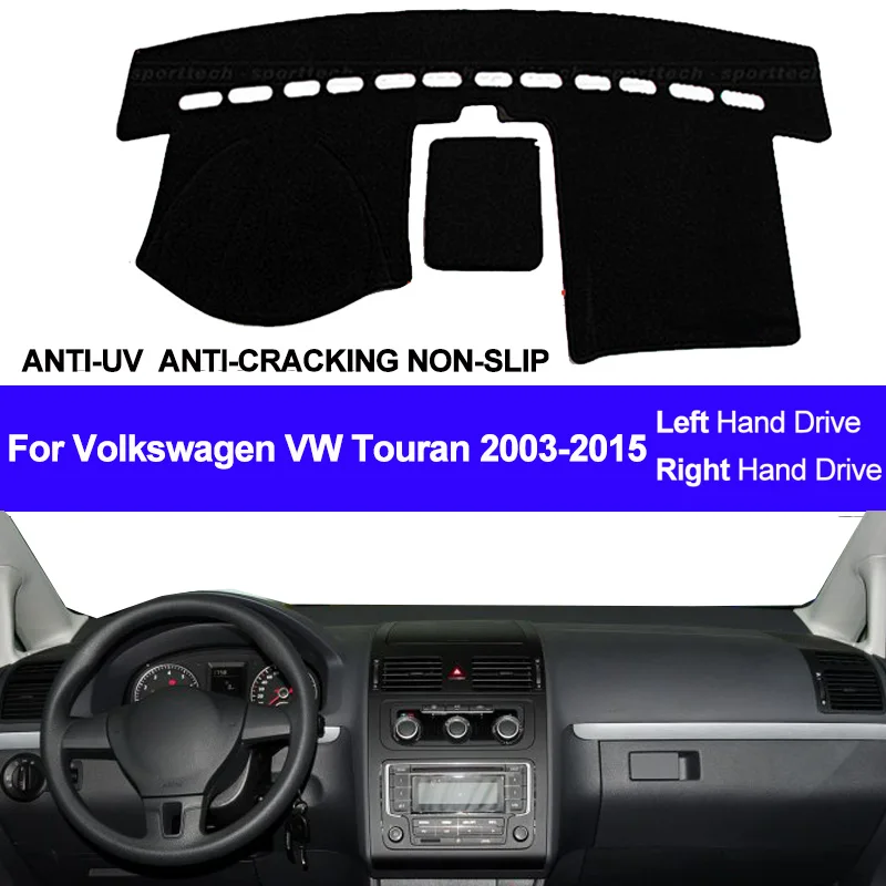 Фото Чехол для приборной панели автомобиля коврик Volkswagen VW Touran 2003 2004 -2009 2010 2011 2012 2013 2014