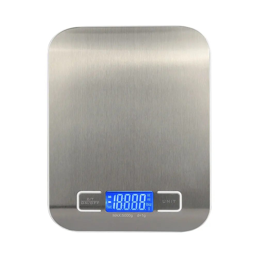 Multi-function Digital LCD Display Food Kitchen Scale Stainless Steel Weighing Food Scale Platform Cooking Measure Tools Silver
Multi-function Digital LCD Display Food Kitchen Scale Stainless Steel Weighing Food Scale Platform Cooking Measure Tools Silver