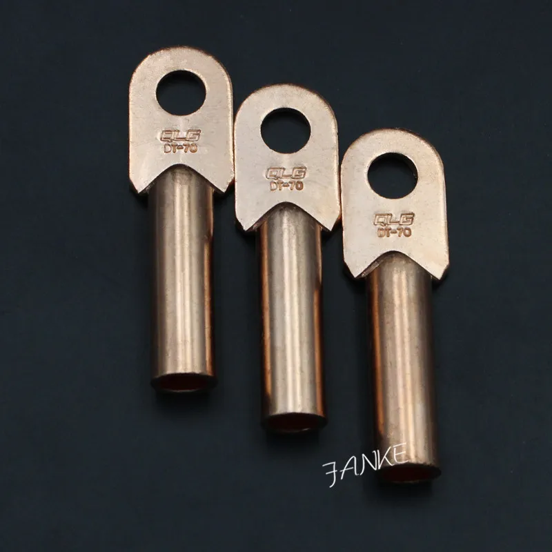 1piece DT-70 70mm2 Cable Lug Terminal Connector Copper Tone for 12.5mm Dia Bolt Electric power fittings National Standard
1piece DT-70 70mm2 Cable Lug Terminal Connector Copper Tone for 12.5mm Dia Bolt Electric power fittings National Standard