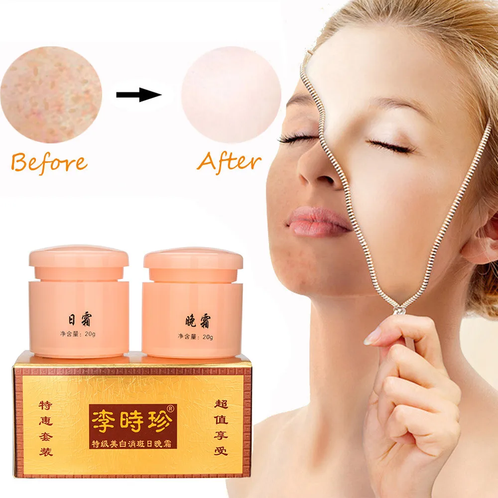 2018 New Fashion 2 Bottles Face Cream Morning Evening Cream Freckle Crease Repair Beauty Drop Shipping
2018 New Fashion 2 Bottles Face Cream Morning Evening Cream Freckle Crease Repair Beauty Drop Shipping