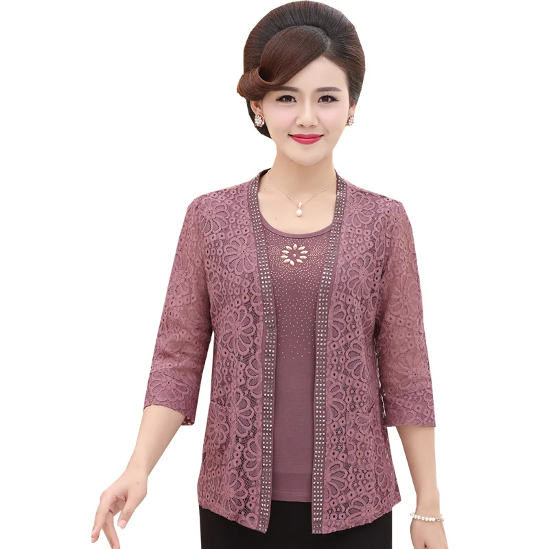 NIFULLAN 2Pcs/Set Spring Fall Plus Size Mother Tops Clothing Diamond Sleeveless Women Vest + Lace Cardigan Femme Camisetas Mujer
NIFULLAN 2Pcs/Set Spring Fall Plus Size Mother Tops Clothing Diamond Sleeveless Women Vest + Lace Cardigan Femme Camisetas Mujer