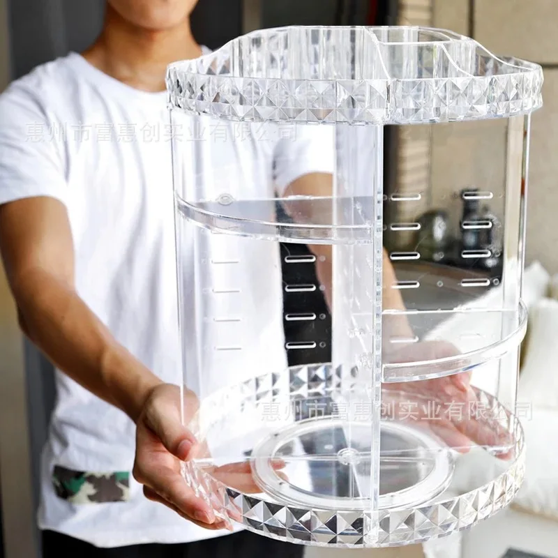 Diamond Cosmetics Receiving Box 360 Rotary Acrylic Box Dressing Table Lipstick Skin Care Receiving Frame
Diamond Cosmetics Receiving Box 360 Rotary Acrylic Box Dressing Table Lipstick Skin Care Receiving Frame