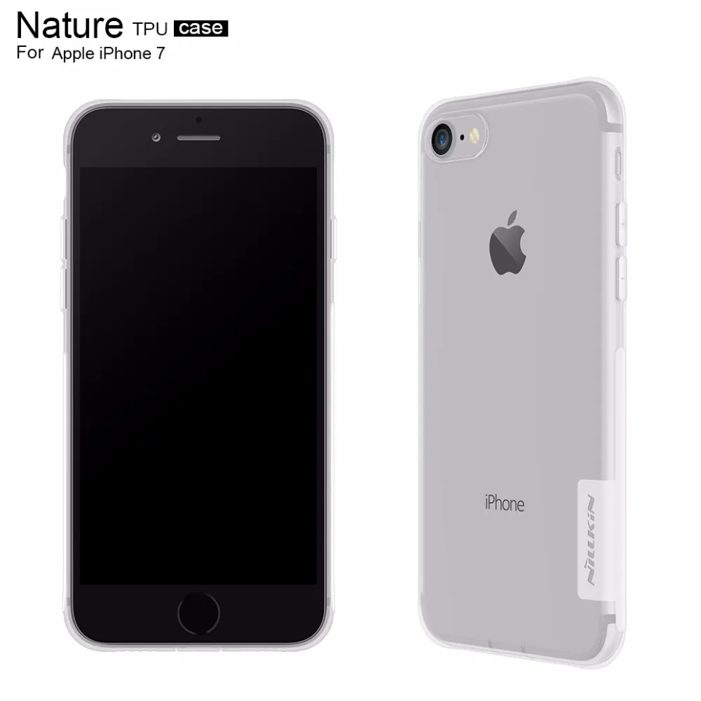 Nillkin for Apple iphone 7 case nature Clear Soft silicon TPU Protector case for iphone7 4.7inch case retail package
Nillkin for Apple iphone 7 case nature Clear Soft silicon TPU Protector case for iphone7 4.7inch case retail package