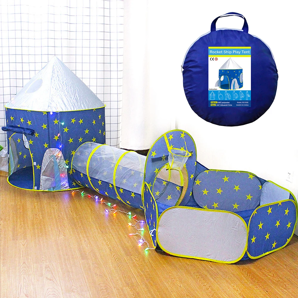3 In 1 Children's Tent Spaceship Kids Tent Rocket Ship Play Tipi Dry Pool Children's House Space Yurt Ball Box Baby Teepee Tents
3 In 1 Children's Tent Spaceship Kids Tent Rocket Ship Play Tipi Dry Pool Children's House Space Yurt Ball Box Baby Teepee Tents
