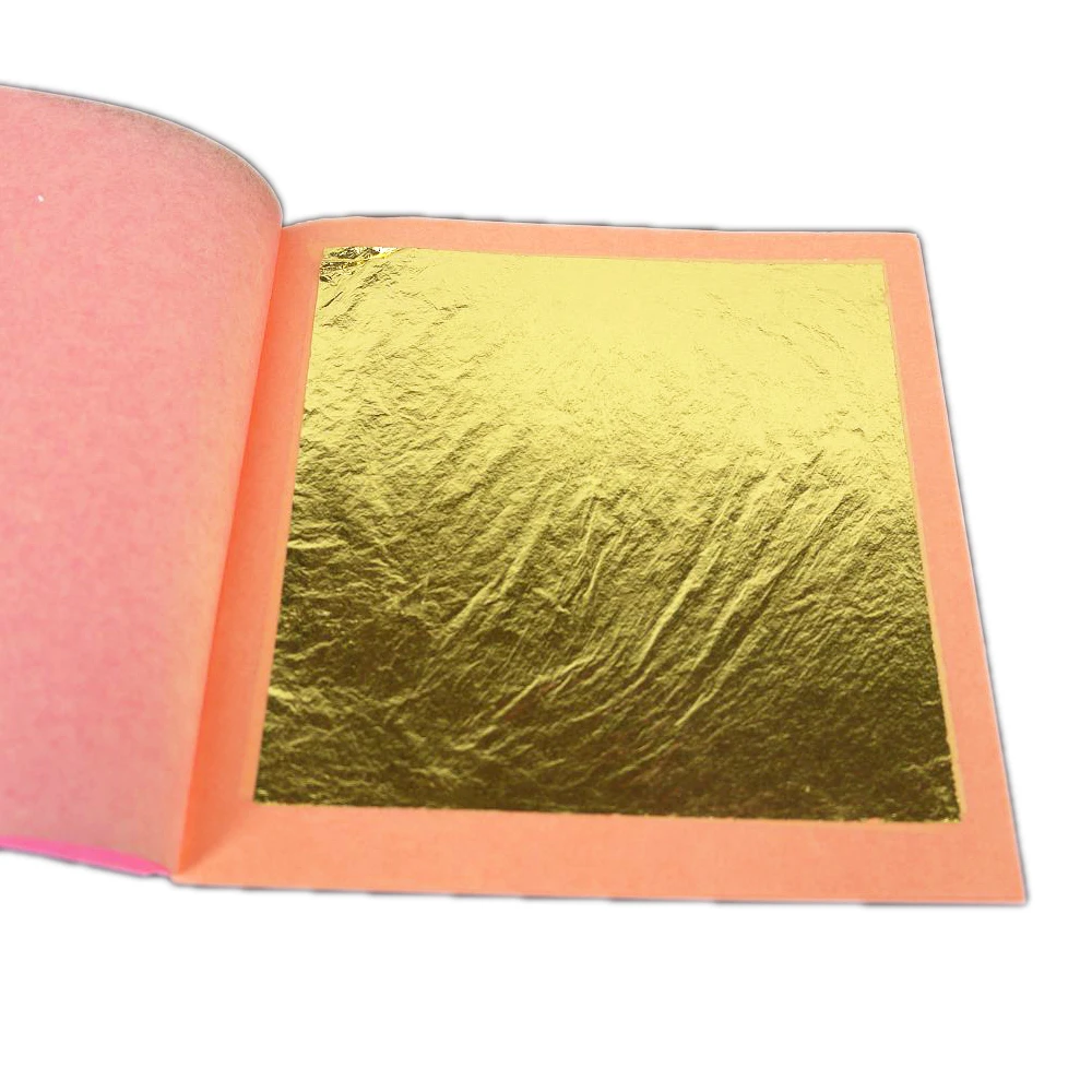 Genuine Gold Leaf Sheets 24 K Gold - by GOLDBURG - 1 booklet of 25 sheets - Craft Gilding Docoration - Profession Quality
Genuine Gold Leaf Sheets 24 K Gold - by GOLDBURG - 1 booklet of 25 sheets - Craft Gilding Docoration - Profession Quality