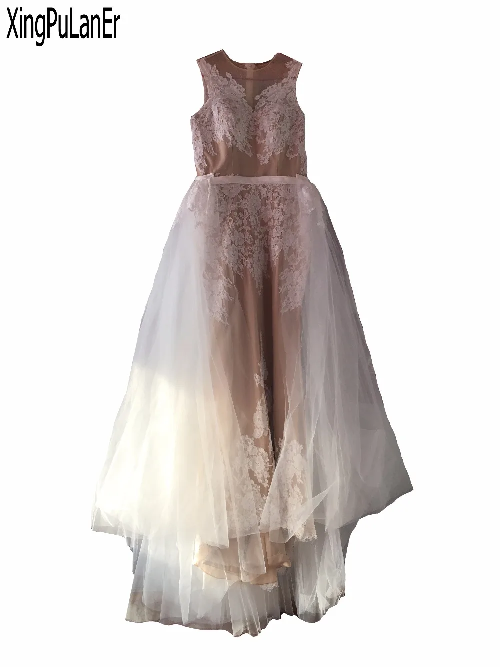 robe de soiree White Lace Champagne Sleeveless Tank Scoop Neck Women Long Evening Dresses With Removable Train vestido de festa
robe de soiree White Lace Champagne Sleeveless Tank Scoop Neck Women Long Evening Dresses With Removable Train vestido de festa