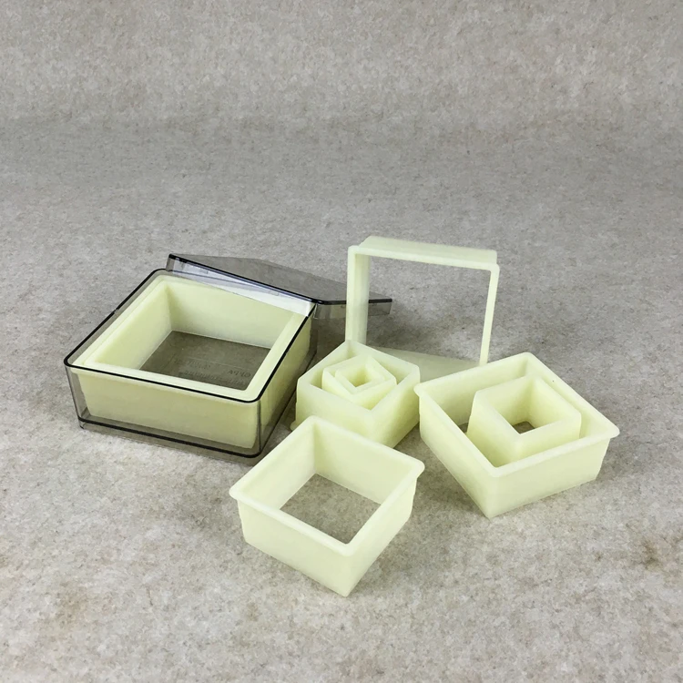 Pastry tools 9 pcs Per Set Flat Square Shaped High Quality Nylon Plastic Smooth Cookie Mould Fruit Mooncake Cutter Mold
Pastry tools 9 pcs Per Set Flat Square Shaped High Quality Nylon Plastic Smooth Cookie Mould Fruit Mooncake Cutter Mold