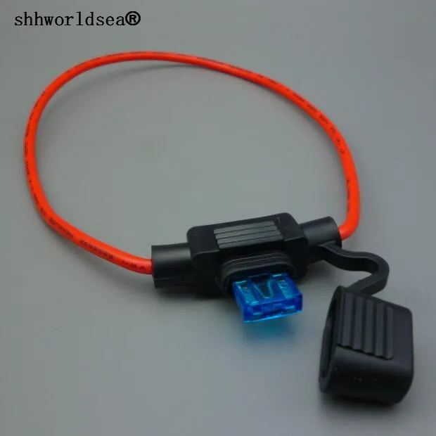 Shhworldsea 16AWG Водонепроницаемая электрическая розетка типа мини лезвия в линии