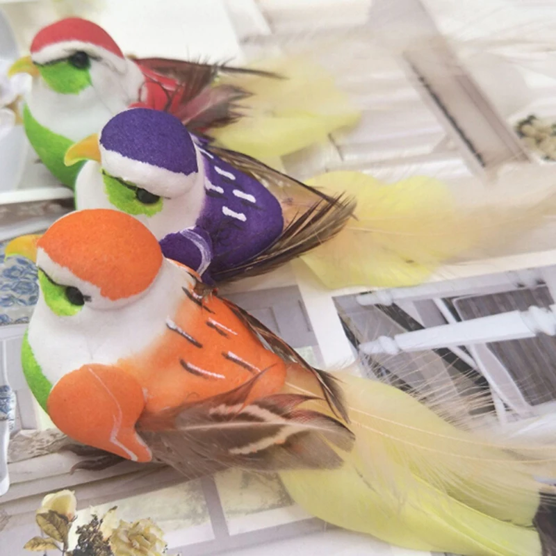 1Pc Artificial Foam Feather Simulation Bird DIY Party Crafts Ornament Props Home Garden Wedding Decoration Magnet Random
1Pc Artificial Foam Feather Simulation Bird DIY Party Crafts Ornament Props Home Garden Wedding Decoration Magnet Random