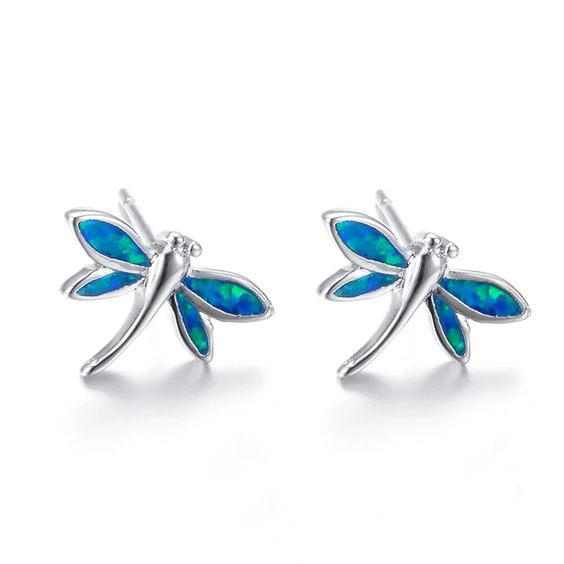 Marcatsa Fashion Dragonfly Earring Female Blue Fire Opal Stud Earrings for Women Girl Animal Jewelry Fashion Insect Accessories
Marcatsa Fashion Dragonfly Earring Female Blue Fire Opal Stud Earrings for Women Girl Animal Jewelry Fashion Insect Accessories