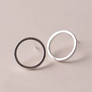 925 Sterling Silver Earrings Simple Circles Stud Earrings For Women Hypoallergenic Sterling Silver Jewelry Pendientes Mujer
925 Sterling Silver Earrings Simple Circles Stud Earrings For Women Hypoallergenic Sterling Silver Jewelry Pendientes Mujer