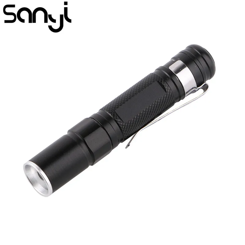 Mini Flashlight Torch Light lamp Waterproof Q5 LED Aluminum alloy 1 Modes Adjustable focus range Torches For Hunting Black
Mini Flashlight Torch Light lamp Waterproof Q5 LED Aluminum alloy 1 Modes Adjustable focus range Torches For Hunting Black