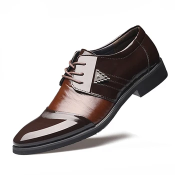 Spring Model Of Business With Dress Shoes Man Pointed Wedding Shoe Fashion Big Yards Single Shoe Leather Shoes
Spring Model Of Business With Dress Shoes Man Pointed Wedding Shoe Fashion Big Yards Single Shoe Leather Shoes
