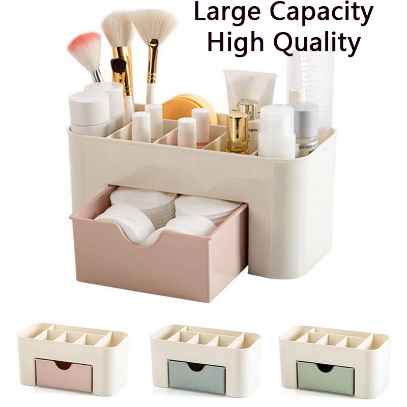 1pc PP Makeup Organizer Jewelry Necklace Nail Earring Cosmetics Storage Container Drawer Home Desktop Storage Box Women Girls
1pc PP Makeup Organizer Jewelry Necklace Nail Earring Cosmetics Storage Container Drawer Home Desktop Storage Box Women Girls