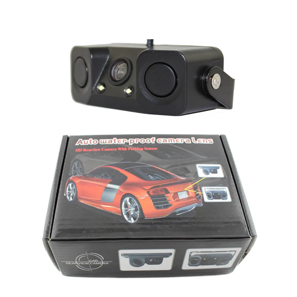 120degree Reversing Reverse Parking Sensor Night Vision camera monitor 2LED Car Rear View Camera with Radar Parking Sensor H0206
120degree Reversing Reverse Parking Sensor Night Vision camera monitor 2LED Car Rear View Camera with Radar Parking Sensor H0206