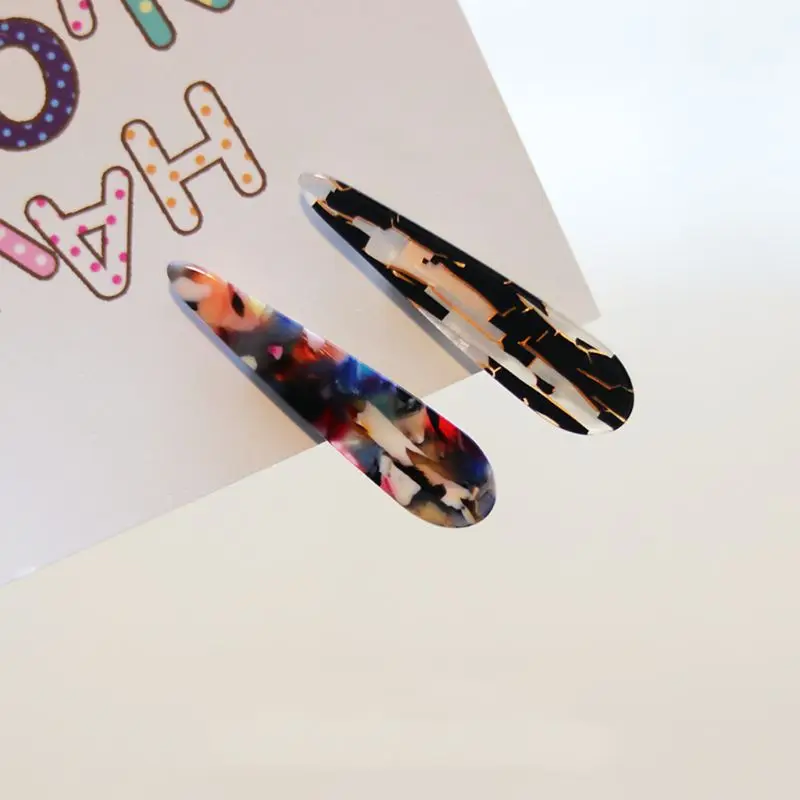 Women Girls Leopard Print Water Drop Hairpin Simple Acetic Acid Duckbill Hair Clips Small Side Top Bangs Clip Headwear New
Women Girls Leopard Print Water Drop Hairpin Simple Acetic Acid Duckbill Hair Clips Small Side Top Bangs Clip Headwear New