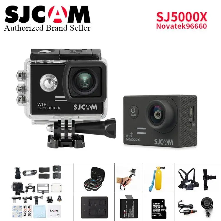 SJCAM SJ5000X Elite Action Camera WiFi 4K 24fps 2K 30fps Gyro Sports DV 2.0 LCD NTK96660 Better go pro her3 Waterproof Camcorder 
SJCAM SJ5000X Elite Action Camera WiFi 4K 24fps 2K 30fps Gyro Sports DV 2.0 LCD NTK96660 Better go pro her3 Waterproof Camcorder