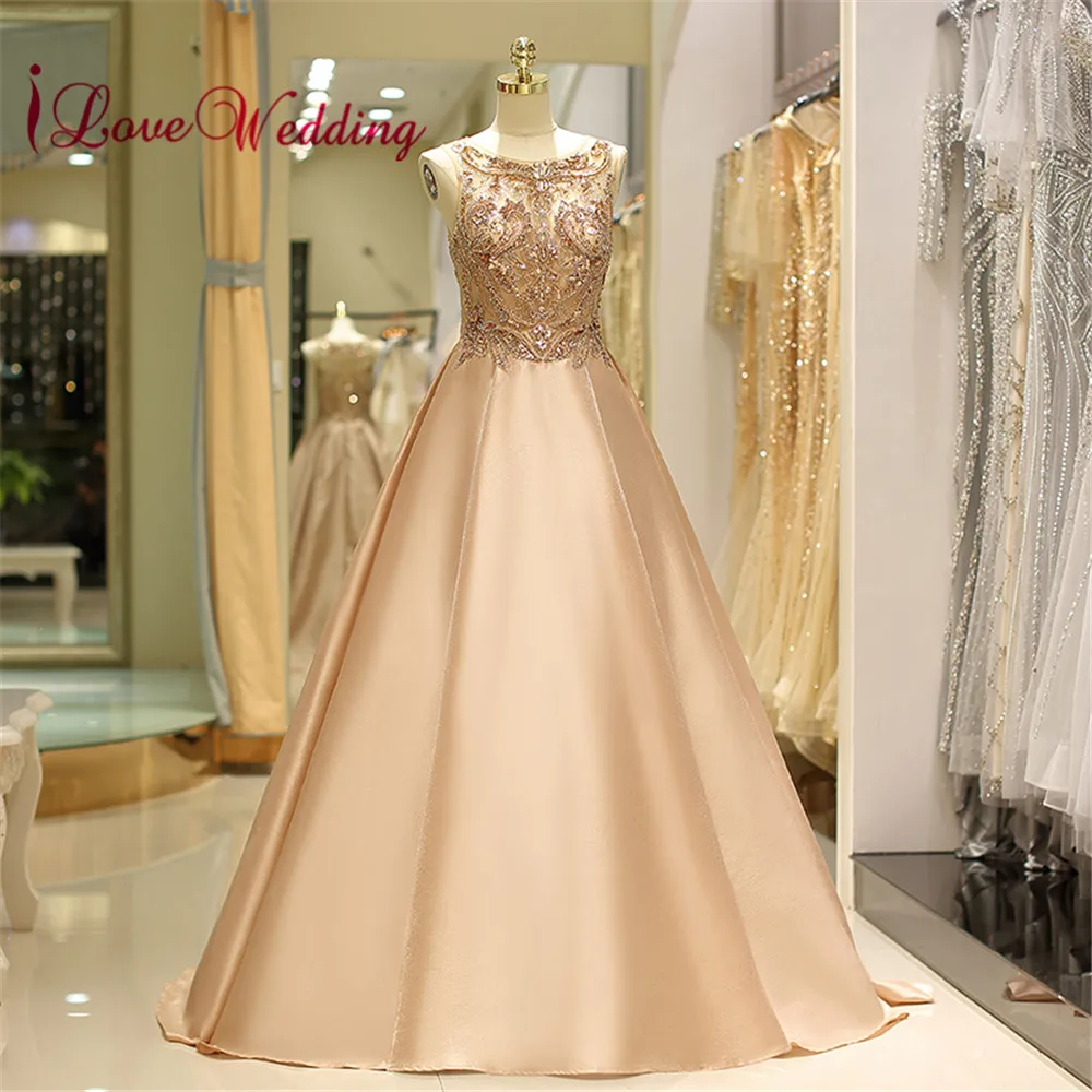 Fashion New Design 2019 Scoop Collar Heavy Beaded A Line Satin Custom made Formal Evening Dresses Long for Party 53718
Fashion New Design 2019 Scoop Collar Heavy Beaded A Line Satin Custom made Formal Evening Dresses Long for Party 53718
