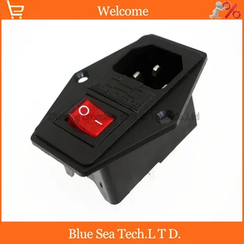 3 in 1 Rocker switch with light Red,AC-01A fuse power socket Plug 3 Pin 15A 250V with Fuse Block + 10A Fuse
3 in 1 Rocker switch with light Red,AC-01A fuse power socket Plug 3 Pin 15A 250V with Fuse Block + 10A Fuse