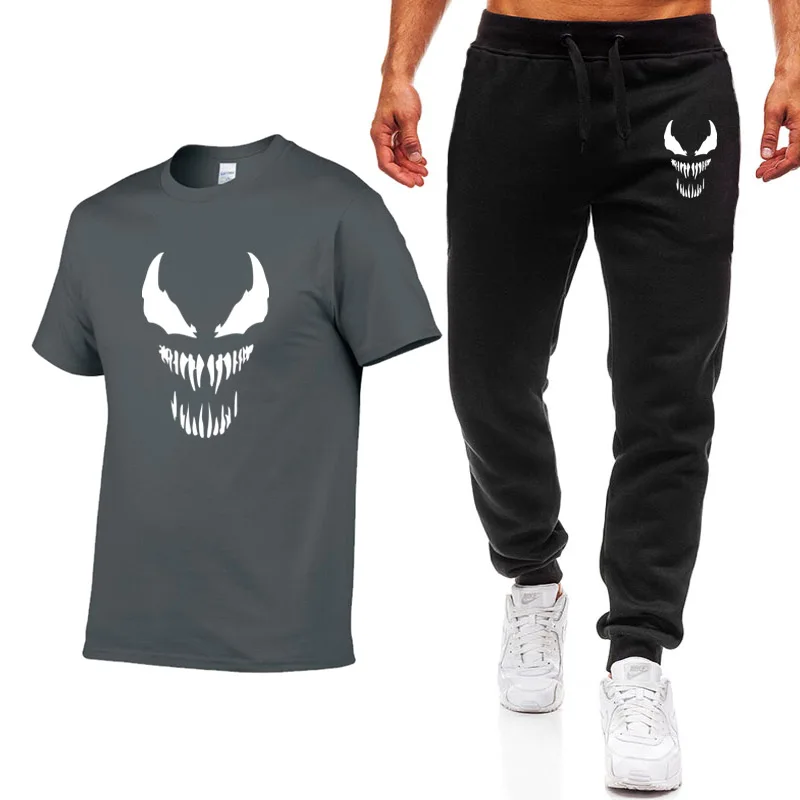 Venom T Shirt Summer 2019 Men's Sets T Shirts+pants Two Pieces Sets Casual Male Tshirt suit High Quality Gyms Fitness trousers
Venom T Shirt Summer 2019 Men's Sets T Shirts+pants Two Pieces Sets Casual Male Tshirt suit High Quality Gyms Fitness trousers