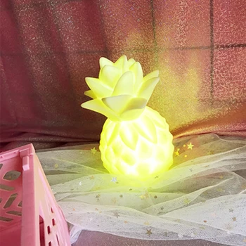 1pc Cartoon LED Lovely Night Light Pineapple Table Lamp Creative Gift For Friend Children Baby Light Yellow / Pink / Green
1pc Cartoon LED Lovely Night Light Pineapple Table Lamp Creative Gift For Friend Children Baby Light Yellow / Pink / Green