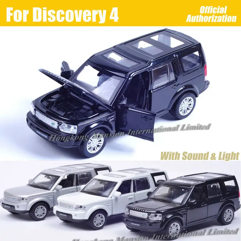 1:32 Scale Diecast Alloy Metal Luxury SUV Car Model For Discovery 4 Collection Vehicle Model Pull Back Sound&Light Toys Car
1:32 Scale Diecast Alloy Metal Luxury SUV Car Model For Discovery 4 Collection Vehicle Model Pull Back Sound&Light Toys Car