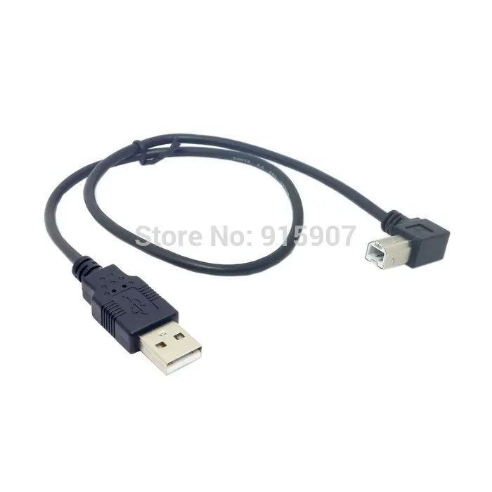 CYDZ 50cm USB 2.0 A Male to B Male Cable Left Angled 90 Degree for Printer Scanner Hard Disk
CYDZ 50cm USB 2.0 A Male to B Male Cable Left Angled 90 Degree for Printer Scanner Hard Disk
