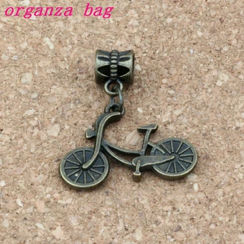 100pcs/lot Dangle Antique Bronze Bicycle alloy Charms Big Hole Beads Fit European Charm Bracelet Jewelry 25.8x 30mm A-312a
100pcs/lot Dangle Antique Bronze Bicycle alloy Charms Big Hole Beads Fit European Charm Bracelet Jewelry 25.8x 30mm A-312a
