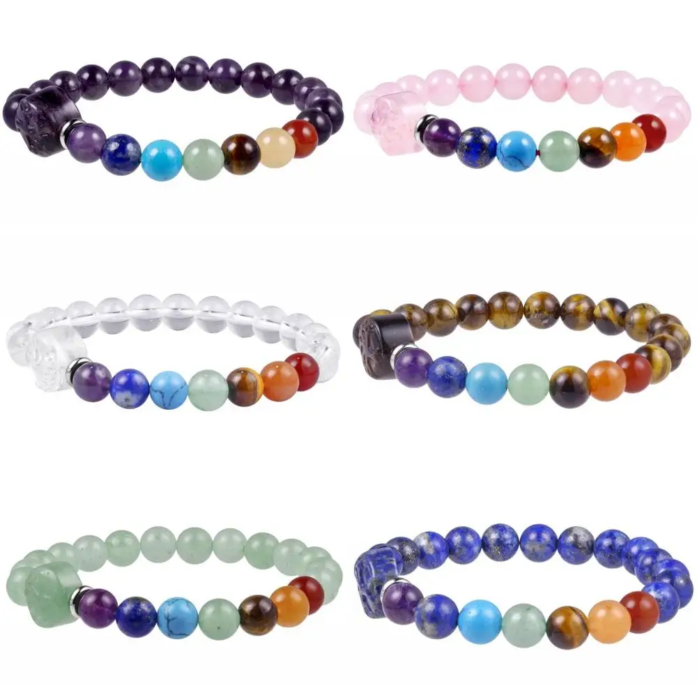 SUNYIK 7 Chakra Reiki Semi Precious Stone Yoga Beads 8mm Stretch Bracelet,Healing Crystal Tree of Life Charm Jewelry 7 inches
SUNYIK 7 Chakra Reiki Semi Precious Stone Yoga Beads 8mm Stretch Bracelet,Healing Crystal Tree of Life Charm Jewelry 7 inches