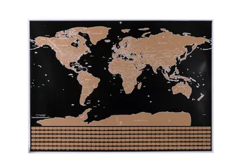 NEW! Deluxe Travel Scratch Off World Map Retro Creative Wall Stickers DIY Poster Map With Flag Map for Home Decoration
NEW! Deluxe Travel Scratch Off World Map Retro Creative Wall Stickers DIY Poster Map With Flag Map for Home Decoration