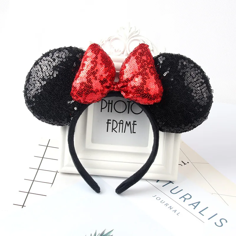 Bow Mouse Ears Headband Classical Dot Sequins Party Hat Kids Girl Hairband DIY Hair Birthday Party Dress Up Accessories
Bow Mouse Ears Headband Classical Dot Sequins Party Hat Kids Girl Hairband DIY Hair Birthday Party Dress Up Accessories